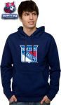 Толстовка Нью-Йорк Рейнджерс / New York Rangers Dark Royal Signature Hooded Sweatshirt