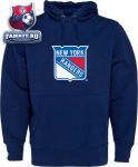 Толстовка Нью-Йорк Рейнджерс / New York Rangers Dark Royal Signature Hooded Sweatshirt