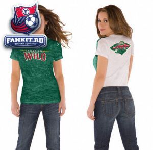 Женская футболка Миннесота Уайлд / woman t-shirt Minnesota Wild
