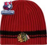 Шапка Чикаго Блэкхокс / Chicago Blackhawks '47 Brand Ontario Cuffless Knit Hat