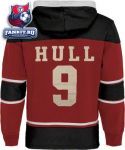 Кофта Чикаго Блэкхокс / Bobby Hull Old Time Hockey Chicago Blackhawks Alumni Lace Hooded Sweatshirt