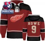 Толстовка Детройт Ред Уингз / Gordie Howe Old Time Hockey Detroit Red Wings Alumni Lace Hooded Sweatshirt