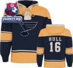 Толстовка Сент-Луис Блюз / Brett Hull Old Time Hockey St. Louis Blues Alumni Lace Hooded Sweatshirt