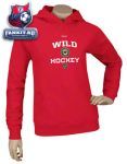 Женская толстовка Миннесота Уайлд / Minnesota Wild Women's Her Authentic Team Hockey Stretch Fleece Hooded Sweatshirt