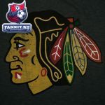 Футболка Чикаго Блэкхокс / Chicago Blackhawks '47 Brand Charcoal Primary Logo Scrum T-Shirt