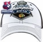 Кепка Чикаго Блэкхокс / Chicago Blackhawks New Era 2010 Stanley Cup Champions Official Locker Room Flex Hat