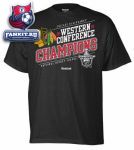 Футболка Чикаго Блэкхокс / Chicago Blackhawks 2010 Western Conference Champions To The Front T-Shirt