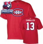 Футболка Монреаль Канадиенс / Mike Cammalleri Red Reebok Name and Number Montreal Canadiens T-Shirt