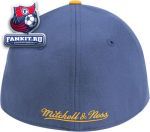 Кепка Баффало Сейбрз / Buffalo Sabres Blue Mitchell & Ness Vintage Basic Logo Fitted Hat