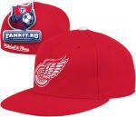 Кепка Детройт Ред Уингз / Detroit Red Wings Red Mitchell & Ness Vintage Alternate Logo Fitted Hat