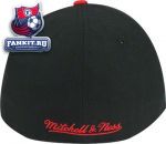 Кепка Нью-Джерси Девилз / New Jersey Devils Black Mitchell & Ness Vintage Basic Logo Fitted Hat 