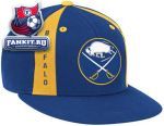 Кепка Баффало Сейбрз / Buffalo Sabres Blue Mitchell & Ness Panel Down Fitted Hat
