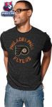 Футболка Филадельфия Флайерз / Philadelphia Flyers Black Reebok Navigating The Logo Tri-Blend T-Shirt