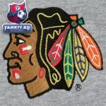 Кофта Чикаго Блэкхокс / Chicago Blackhawks Grey Revolution 1/4 Zip Fleece Pullover Sweatshirt