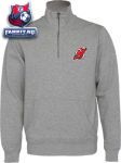 Кофта Нью-Джерси Девилз / New Jersey Devils Grey Revolution 1/4 Zip Fleece Pullover Sweatshirt