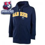 Толстовка Баффало Сейбрз / Buffalo Sabres Navy Signature Full-Zip Fleece Hooded Sweatshirt