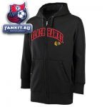 Кофта Чикаго Блэкхокс / Chicago Blackhawks Black Signature Full-Zip Fleece Hooded Sweatshirt