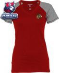 Женская футболка Чикаго Блэкхокс / Chicago Blackhawks Women's Red Energy V-Neck T-Shirt