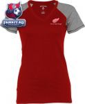 Женская футболка Детройт Ред Уингз / Detroit Red Wings Women's Red Energy V-Neck T-Shirt
