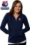 Женская толстовка Баффало Сейбрз / Buffalo Sabres Women's Navy Signature Full-Zip Hooded Sweatshirt