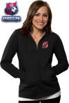 Женская толстовка Нью-Джерси Девилз / New Jersey Devils Women's Black Signature Full-Zip Hooded Sweatshirt