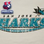 Кофта Сан-Хосе Шаркс / San Jose Sharks Triumphant Long Sleeve Raglan T-Shirt
