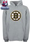 Толстовка Бостон Брюинз / Boston Bruins Big & Tall Primary Logo Fleece Hooded Sweatshirt