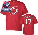 Футболка Нью-Джерси Девилз / Ilya Kovalchuk Red Reebok Name and Number New Jersey Devils T-Shirt
