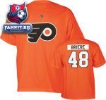 Футболка Филадельфия Флайерз / Danny Briere Orange Reebok Name and Number Philadelphia Flyers T-Shirt