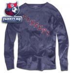 Кофта Нью-Йорк Рейнджерс / New York Rangers '47 Brand Blue Vintage Logo Scrum Long Sleeve T-Shirt
