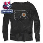 Кофта Филадельфия Флайерз / Philadelphia Flyers '47 Brand Charcoal Vintage Logo Scrum Long Sleeve T-Shirt