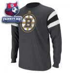 Кофта Бостон Брюинз / Boston Bruins Charcoal Clear Shot Fashion Long Sleeve T-Shirt