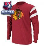 Кофта Чикаго Блэкхокс / Chicago Blackhawks Red Clear Shot Fashion Long Sleeve T-Shirt
