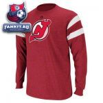 Кофта Нью-Джерси Девилз / New Jersey Devils Red Clear Shot Fashion Long Sleeve T-Shirt