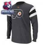 Кофта Филадельфия Флайерз / Philadelphia Flyers Charcoal Clear Shot Fashion Long Sleeve T-Shirt