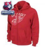 Толстовка Детройт Ред Уингз / Detroit Red Wings Red Lasting Strength Full-Zip Fleece Hooded Sweatshirt