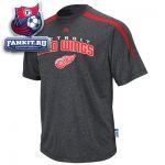 Футболка Детройт Ред Уингз / Detroit Red Wings Red Marled Cool Base™ All Polished Synthetic Peformance T-Shirt