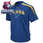 Футболка Сент-Луис Блюз / St. Louis Blues Blue Marled Cool Base™ All Polished Synthetic Peformance T-Shirt