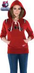 Женская толстовка Детройт Ред Уингз / Detroit Red Wings Women's Touch Laced Up Fleece Hooded Sweatshirt - by Alyssa Milano