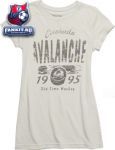 Женская футболка Колорадо Эвеланш / Colorado Avalanche Women's Old Time Hockey Melino Tri-Blend T-Shirt
