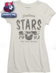 Женская футболка Даллас Старз / Dallas Stars Women's Old Time Hockey Melino Tri-Blend T-Shirt