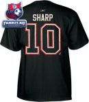 Футболка Чикаго Блэкхокс / Patrick Sharp Vintage Reebok Name and Number Chicago Blackhawks T-Shirt