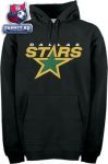 Толстовка Даллас Старз / Dallas Stars Dark Green Old Time Hockey Big Logo Hooded Fleece Sweatshirt