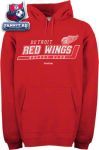 Толстовка Детройт Ред Уингз / Detroit Red Wings Red Dashboard Fleece Hooded Sweatshirt