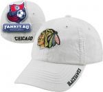 Кепка Чикаго Блэкхокс / Chicago Blackhawks White Winston Flex Hat