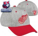 Кепка Детройт Ред Уингз / Detroit Red Wings Mitchell & Ness Grey Vintage 2-Tone Flex Hat