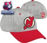 Кепка Нью-Джерси Девилз / New Jersey Devils Mitchell & Ness Grey Vintage 2-Tone Flex Hat