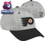 Кепка Филадельфия Флайерз / Philadelphia Flyers Mitchell & Ness Grey Vintage 2-Tone Flex Hat