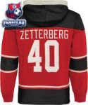 Толстовка Детройт Ред Уингз / Henrik Zetterberg Old Time Hockey Detroit Red Wings Lace Hooded Sweatshirt