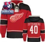 Толстовка Детройт Ред Уингз / Henrik Zetterberg Old Time Hockey Detroit Red Wings Lace Hooded Sweatshirt